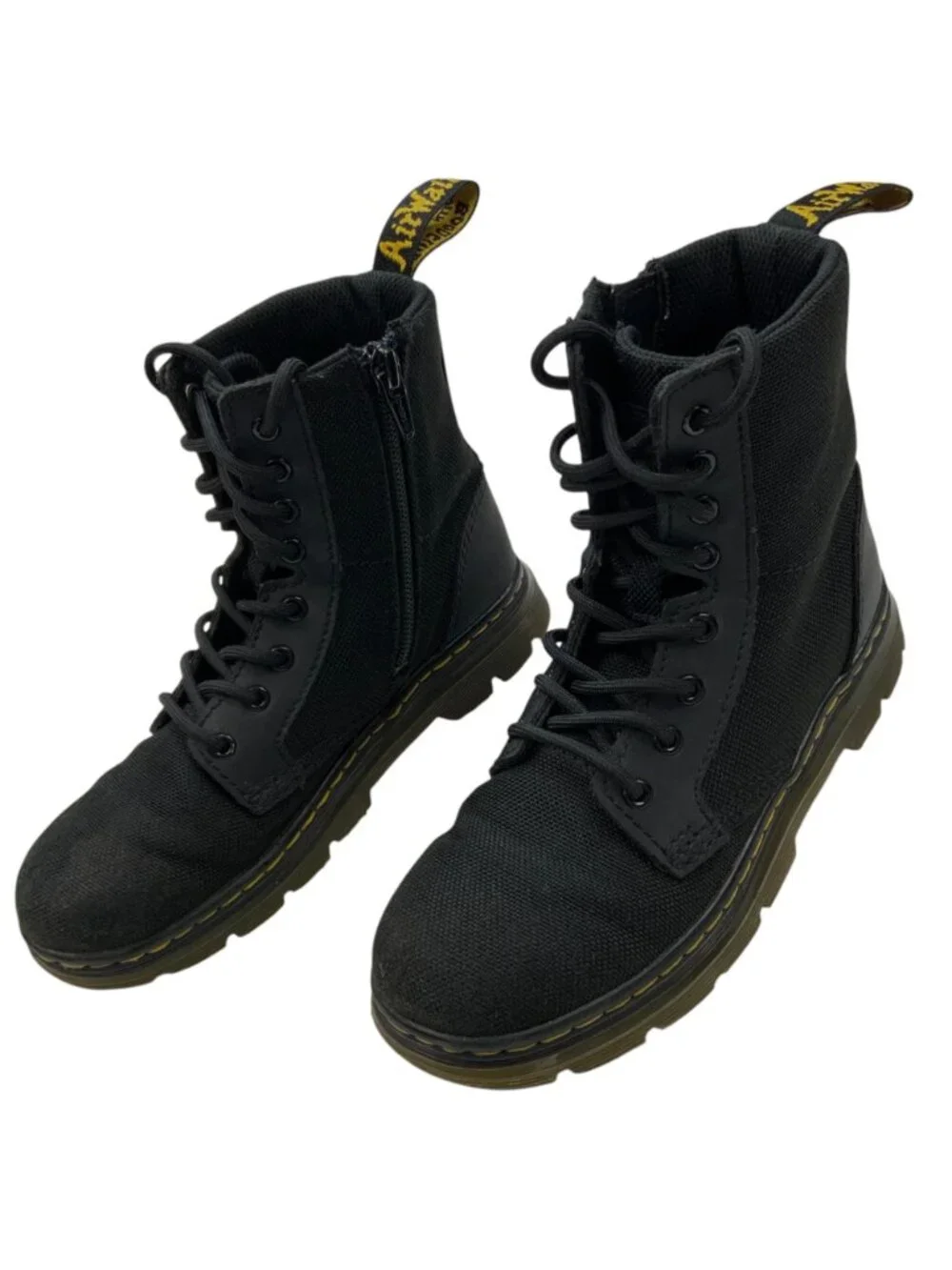 Dr Martens Junior Combs Extra Tough Poly Casual Boots 1 Black